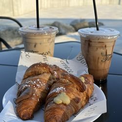Terrace by Alessio's - Pistachio croissant  Nutella croissant  Nutella latte  Pumpkin Mocha Latte