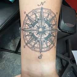 Iron Dial Tattoo - More of Nicks black and grey work!  Follow his personal account on Instagram @Iconick_ink