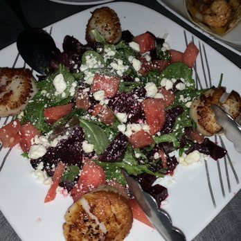 The Hive Bar & Bistro - Scallop watermelon salad - Chicken Wings Near Me - Garfield, New Jersey