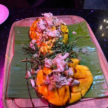 Poor Calvin's - Crab, mango, arugula special - Asian Fusion Near Me - Atlanta, Georgia Poor Calvin's - Crab, mango, arugula special - Asian Fusion Near Me - Atlanta, Georgia