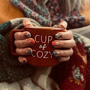 Polished and Waxed - Luminary Nail Systems Structured Manicure with nail art - Nail Salons Near Me - Lemoore, California Polished and Waxed - Luminary Nail Systems Structured Manicure with nail art - Nail Salons Near Me - Lemoore, California