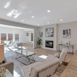 FL Granite & Marble - Tile floor, recess lighting done by FL Marble