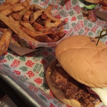 Moo & Brew - Chicken sandwich and fries! - Beer Bar Near Me - Charlotte, North Carolina