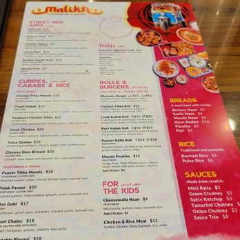 Malika Pakistani Chai Canteen - Menu - Pakistani Near Me - Mount Pleasant, South Carolina