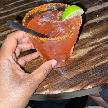 Flux Bar - Watermelon margarita - Gay Bars Near Me - Bellflower, California
