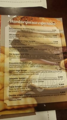 Menu photo 2 Me Gusta Rota, CA