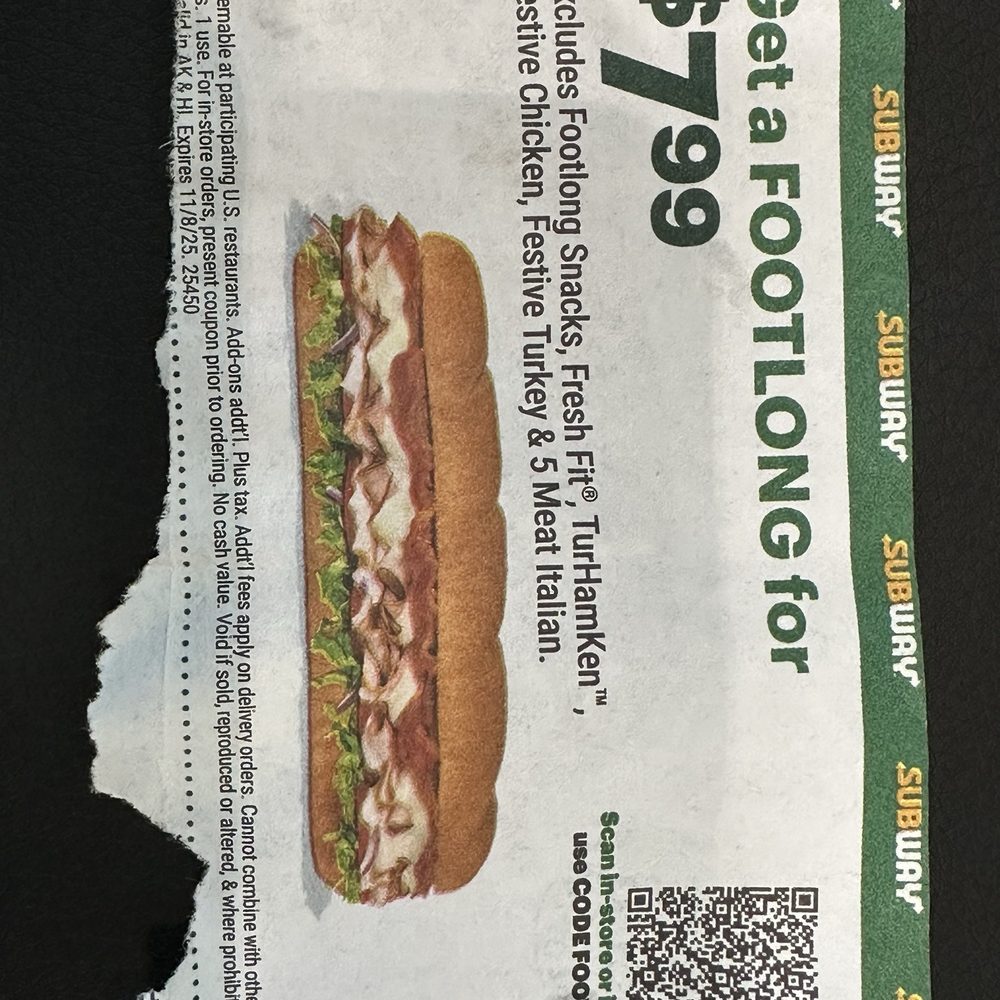 Coupon I tried to use