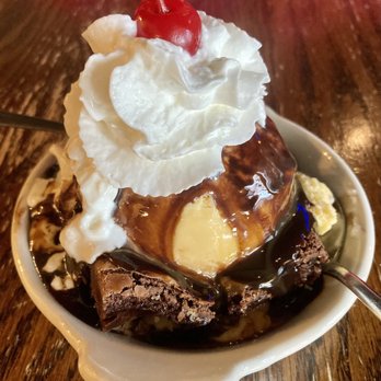 Mabel Murphy's - a chocolate sundae with whipped cream and a cherry on top - Irish Pub Near Me - Fergus Falls, Minnesota