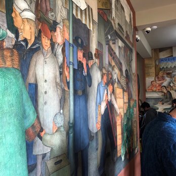 Coit Tower - One of Coit Tower's distinguishing murals. - Landmarks & Historical Buildings Near Me - San Francisco, California Coit Tower - One of Coit Tower's distinguishing murals. - Landmarks & Historical Buildings Near Me - San Francisco, California