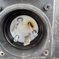 Compass Rv - Burned 30 Amp Inlet
