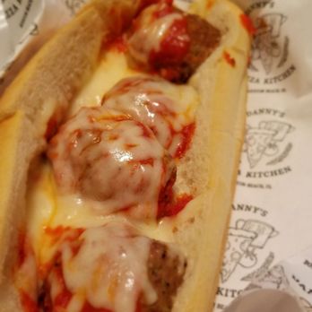 Danny's Pizza Kitchen - 7inch Meatball Parmigiana Sub. (Take out) - Pizza Near Me - Boynton Beach, Florida Danny's Pizza Kitchen - 7inch Meatball Parmigiana Sub. (Take out) - Pizza Near Me - Boynton Beach, Florida