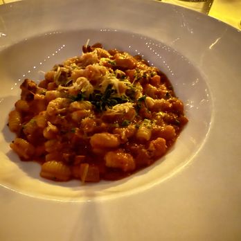 The Milling Room - Cavatelli with lamb ragout, veg, butter, and parmigiana cheese with housemate pasta. - New American Near Me - New York, New York The Milling Room - Cavatelli with lamb ragout, veg, butter, and parmigiana cheese with housemate pasta. - New American Near Me - New York, New York