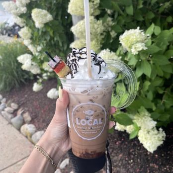 The Local Market & Kitchen - Rainbow cookie latte - Coffee & Tea Near Me - Ship Bottom, New Jersey The Local Market & Kitchen - Rainbow cookie latte - Coffee & Tea Near Me - Ship Bottom, New Jersey