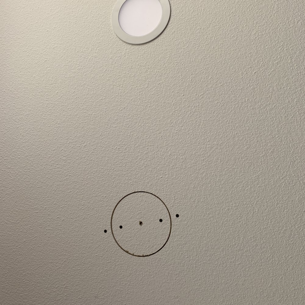 Quality Electrical Solution - A Ceiling patch cannot get any cleaner than this - Electricians Near Me