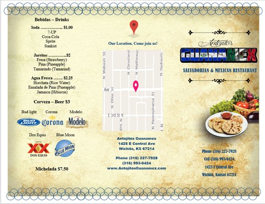 Menu photo 2 Antojitos Guanamex Wichita, KS Menu photo 2 Antojitos Guanamex Wichita, KS