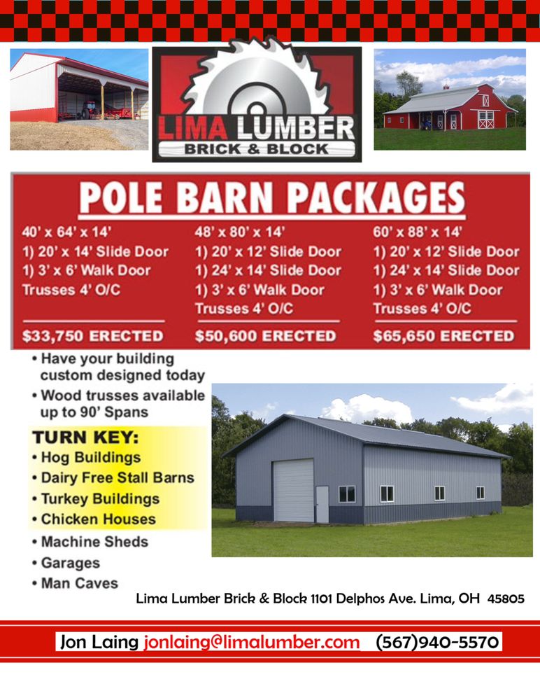LIMA LUMBER BRICK & BLOCK Updated October 2024 1101 Delphos Ave