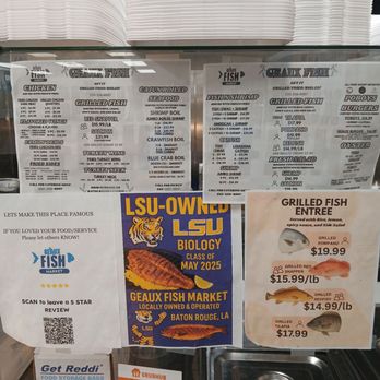 Geaux Fish Market - Seafood Near Me - Baton Rouge, Louisiana Geaux Fish Market - Seafood Near Me - Baton Rouge, Louisiana
