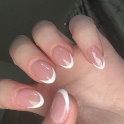The Nails Studio - french tip dip nails