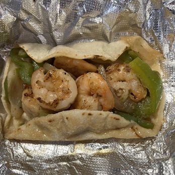 Adobo Taco Grill - $3.25 for a shrimp taco with fresh, large pieces of shrimp? A deal if you ask me. - Tacos Near Me - Lakewood, California
