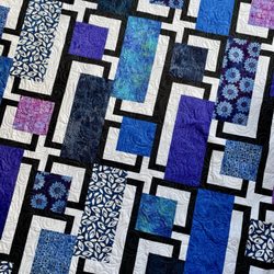 C Squared Quilting - Moulin rouge, edge to edge quilting
