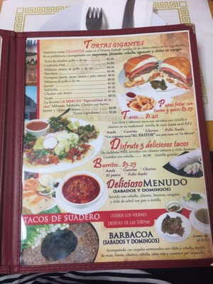 Menu photo 8 La Merced Mesa, AZ