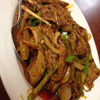 Chou's Kitchen - Spicy Pork Intestines Stir Fry - Chinese Near Me - Chandler, Arizona
