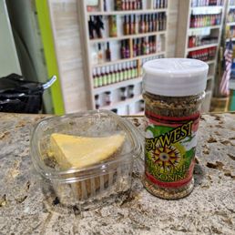 Key lime slice and key lime seasoning Key lime slice and key lime seasoning