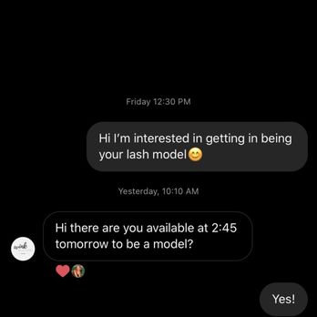 Wink by Wynter - Instagram DMs of Wynter's unprofessionalism. - Eyelash Service Near Me - Huntington Beach, California Wink by Wynter - Instagram DMs of Wynter's unprofessionalism. - Eyelash Service Near Me - Huntington Beach, California