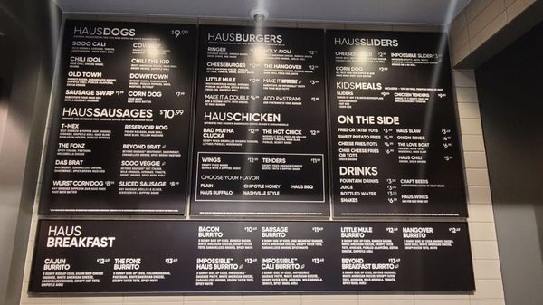 Menu photo 7 Dog Haus Franklin, WI