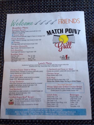 Menu photo 4 The Barnyard at Match Point Grill Bakersfield, CA