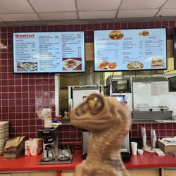Carbrys Restaurant - Bob the Raptor says "So many options!"