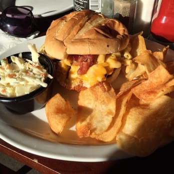 Boston Burger - Mac attack burger with homemade chips - Burgers Near Me - Cambridge, Massachusetts Boston Burger - Mac attack burger with homemade chips - Burgers Near Me - Cambridge, Massachusetts