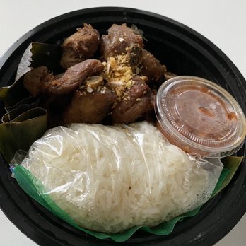 Ahhan Lao Kitchen - Fried Pork Riblet Combo - Laotian Near Me - Austin, Texas