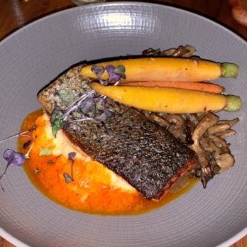 STK Steakhouse - Pan Seared Organic Salmon - Bars Near Me - Denver, Colorado STK Steakhouse - Pan Seared Organic Salmon - Bars Near Me - Denver, Colorado