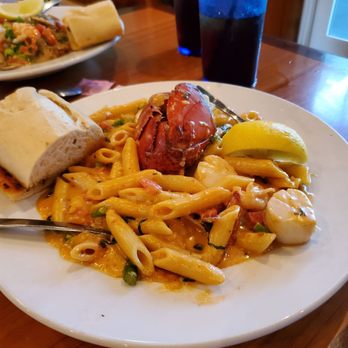 Hobo's Cafe - Seafood Penne - New American Near Me - Key Largo, Florida Hobo's Cafe - Seafood Penne - New American Near Me - Key Largo, Florida