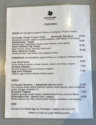 Menu photo 4 Little Roy Coffee Brooklyn, NY Menu photo 4 Little Roy Coffee Brooklyn, NY