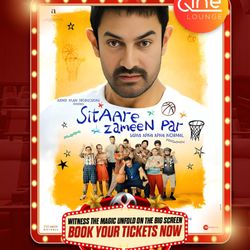 Cine Lounge - Catch the heartwarming story of dreams and determination! Watch Sitaare Zameen Par only at Cine Lounge. Book now!