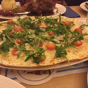 Der Andechser im Ratskeller - flat bread 'pizza' - German Near Me - Wiesbaden, HE Der Andechser im Ratskeller - flat bread 'pizza' - German Near Me - Wiesbaden, HE