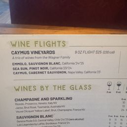 This is the Caymus vineyard wine flight. I ordered. This is the Caymus vineyard wine flight. I ordered.