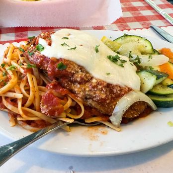 Mama D's - Janet s Chicken Parmigiana - with linguini - Pizza Near Me - Torrance, California