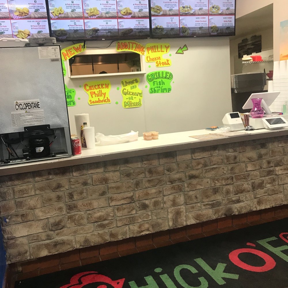 Chick O’ Fish - Front Counter where you place your order. - Fish & Chips Near Me - Evansville, Indiana Chick O’ Fish - Front Counter where you place your order. - Fish & Chips Near Me - Evansville, Indiana