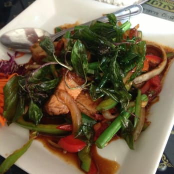 Jitlada - Pork belly with basil leaf - Thai Near Me - Los Angeles, California