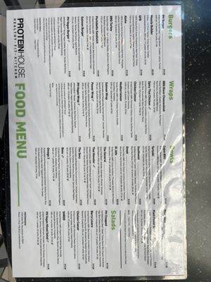 Menu photo 1 Proteinhouse Sacramento, CA Menu photo 1 Proteinhouse Sacramento, CA