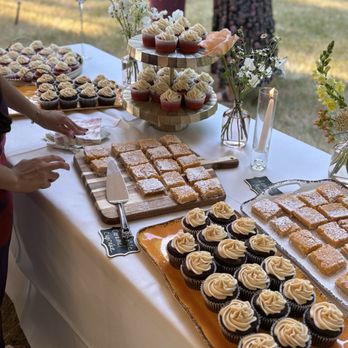 Olive Branch Catering - Salted caramel chocolate cupcakes, red velvet cupcakes and lemon bars - Caterers Near Me Olive Branch Catering - Salted caramel chocolate cupcakes, red velvet cupcakes and lemon bars - Caterers Near Me
