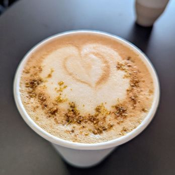 Exquisite Creatures Coffee - Pistachio Meadows latte - Coffee & Tea Near Me - Portland, Oregon