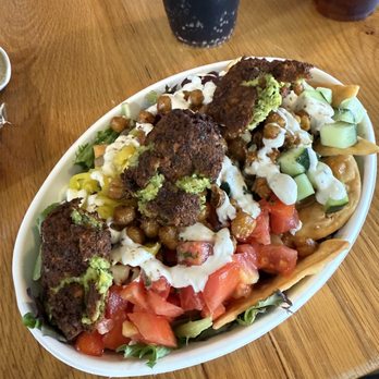 Center Street Market - Filafel salad bowl. - Desserts Near Me - Hilliard, Ohio Center Street Market - Filafel salad bowl. - Desserts Near Me - Hilliard, Ohio