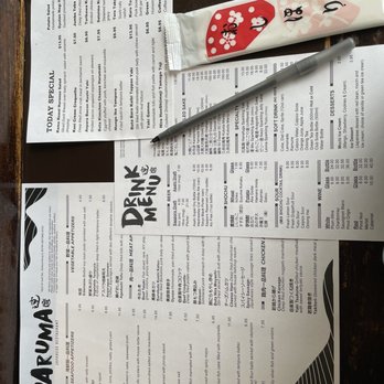 Daruma Restaurant - The menu! - Japanese Near Me - Schaumburg, Illinois