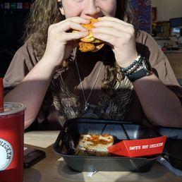 The boy is enjoying his extra hot slider. He said we'll be back so I guess we will!! The boy is enjoying his extra hot slider. He said we'll be back so I guess we will!!