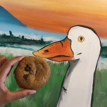 Bella Goose Coffee - Size perspective, it's a thick cookie. - Coffee & Tea Near Me - Angeles City, PAM