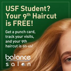 Balance Salon AVEDA - You can pick up your punchcard at the front desk!